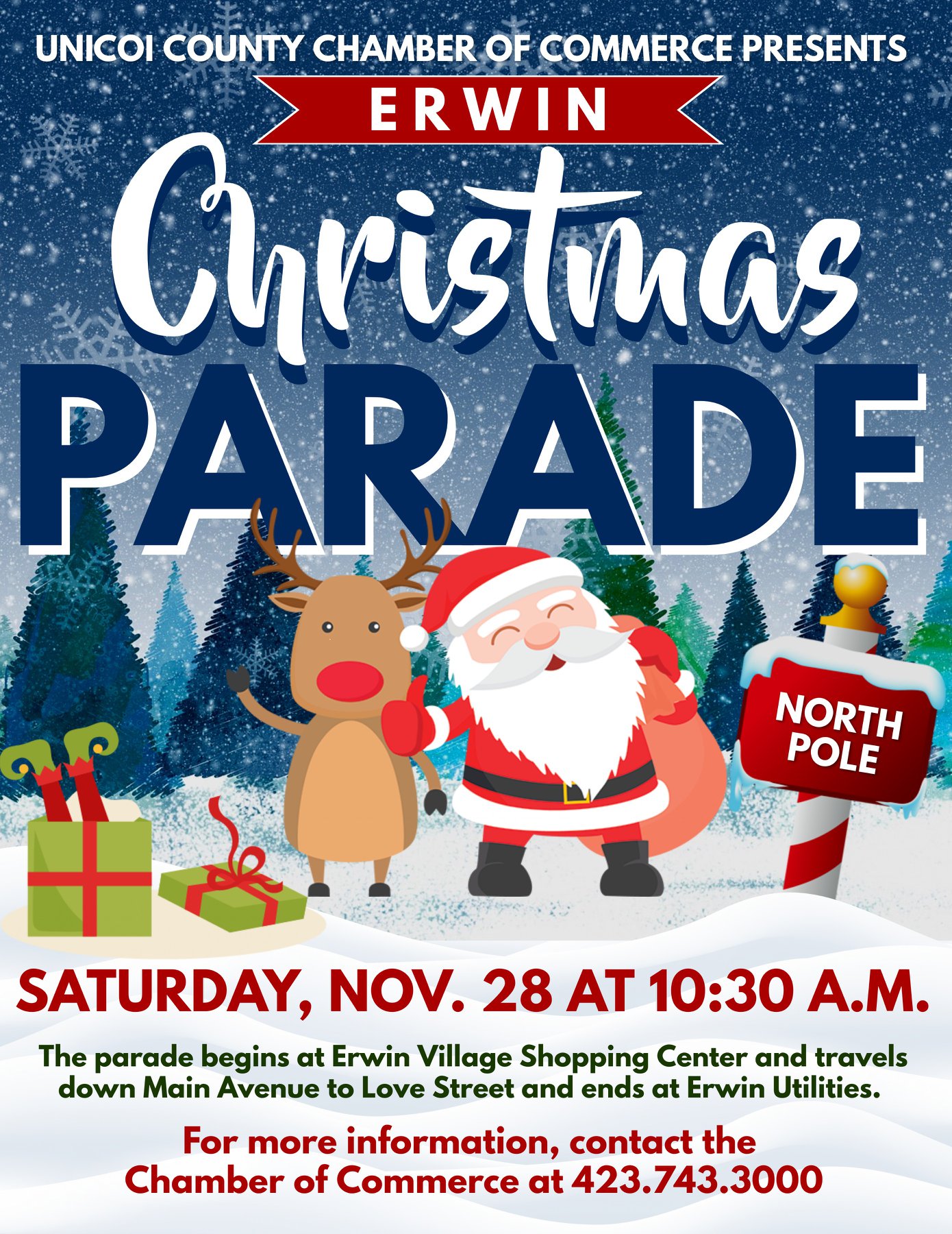 Erwin Christmas Parade canceled because of rising COVID19 cases 96.9