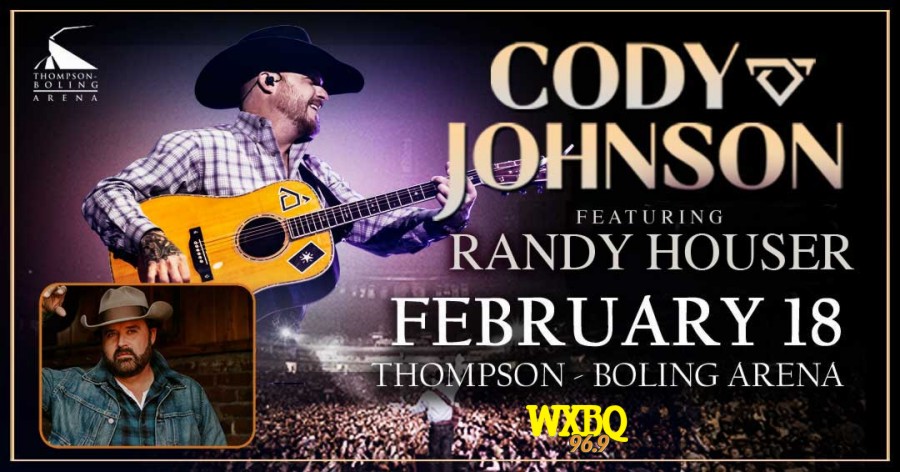 Win 'em Before You Can Buy 'em to see Cody Johnson - 96.9 WXBQ