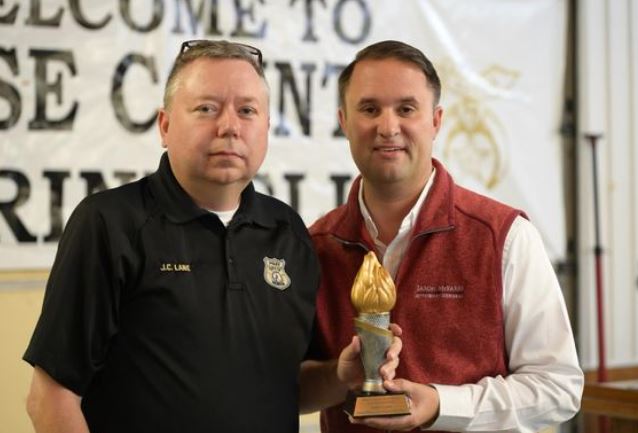 Police chief shot in the line of duty honored with award from Virginia Attorney General